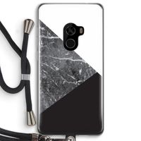 Combinatie marmer: Xiaomi Mi Mix 2 Transparant Hoesje met koord
