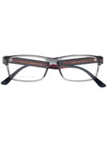 Gucci Eyewear lunettes de vue à monture rectangulaire - Bleu