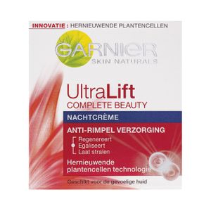 Garnier Skinactive Face Skin Naturals - UltraLift Anti-Rimpel Nachtcrème SPF15 - 50ml - Nachtcrème