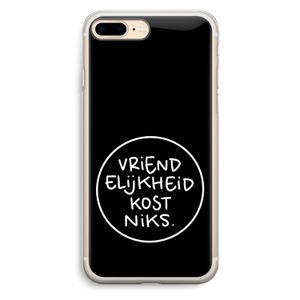 Vriendelijkheid: iPhone 7 Plus Transparant Hoesje