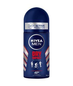 NIVEA Men Dry Impact Mannen Rollerdeodorant 50 ml 1 stuk(s)