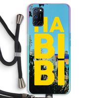 Habibi Majorelle : Oppo A92 Transparant Hoesje met koord