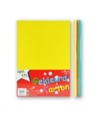 Crea-kit knutselpapier Gekleurd junior A5 karton 50 vellen