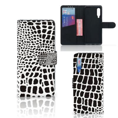 Xiaomi Mi 9 | Telefoonhoesje | Met pasjeshouder | Slangenprint