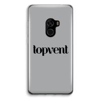 Topvent Grijs Zwart: Xiaomi Mi Mix 2 Transparant Hoesje - thumbnail