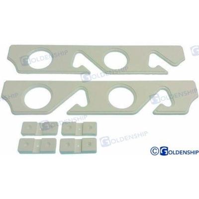 Portacañas y soportes GS75166 - SOPORTE 4 CAÑAS 400X73X12