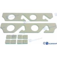 Portacañas y soportes GS75166 - SOPORTE 4 CAÑAS 400X73X12