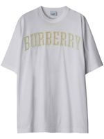 Burberry t-shirt en coton à logo - Blanc - thumbnail