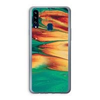 Green Inferno: Samsung Galaxy A20s Transparant Hoesje
