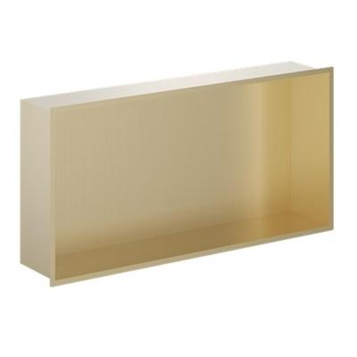 Crosswater Douche Nis - 61x30.5cm - geborsteld messing NI305610F