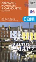 Wandelkaart - Topografische kaart 382 OS Explorer Map | Active Arbroath / Montrose / Carnoustie | Ordnance Survey Wandelkaart - Topografische kaart 382 OS Explorer Map | Active Arbroath / Montrose / Carnoustie | Ordnance Survey