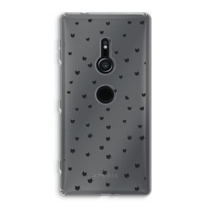 Kleine kattenkopjes: Sony Xperia XZ2 Transparant Hoesje