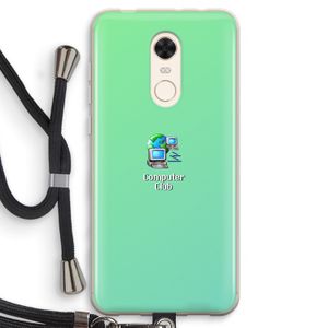 Win98: Xiaomi Redmi 5 Transparant Hoesje met koord