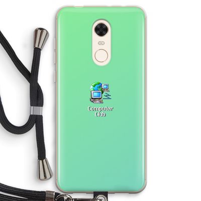 Win98: Xiaomi Redmi 5 Transparant Hoesje met koord