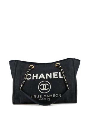 CHANEL Pre-Owned sac cabas Deauville (2013) - Bleu