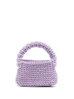 Nannacay sac porté épaule Nicoletta en crochet - Violet