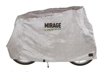 Mirage Tassen Mirage fietspyama/hoes/overtrek voor 1 fiets kleur antraciet in doos