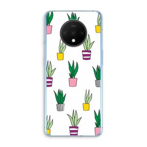 Sanseveria: OnePlus 7T Transparant Hoesje