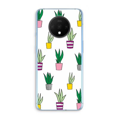 Sanseveria: OnePlus 7T Transparant Hoesje