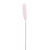 Pluimgras losse steel/tak - lila paars - 104 cm - Decoratie kunst pluimen