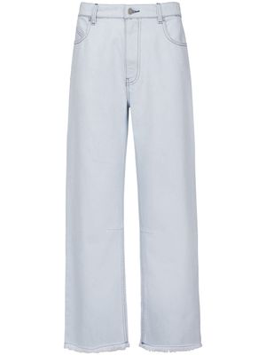 RTA jean droit à coupe courte - Bleu