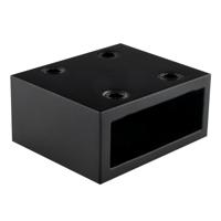 BRAUER Wanddeel mat zwart