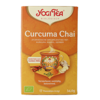 Curcuma / turmeric chai tea bio 17 Zakjes