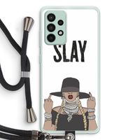 Slay All Day: Samsung Galaxy A52s 5G Transparant Hoesje met koord