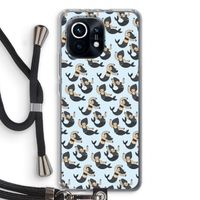 Zeemeermin: Xiaomi Mi 11 Transparant Hoesje met koord