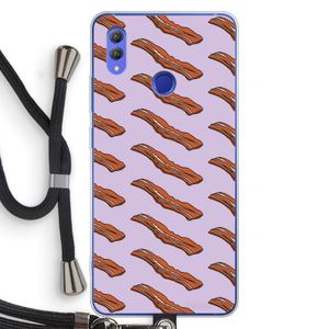 Bacon to my eggs #2: Honor Note 10 Transparant Hoesje met koord