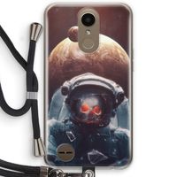 Voyager: LG K10 (2017) Transparant Hoesje met koord
