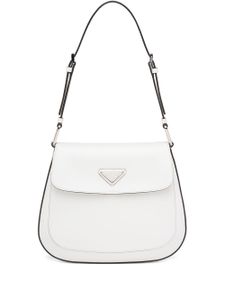 Prada sac porté épaule Cleo en cuir - Blanc