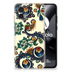 Siliconen Hoesje Motorola Edge 30 Neo Barok Flower