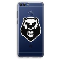 Angry Bear (white): Huawei P Smart (2018) Transparant Hoesje