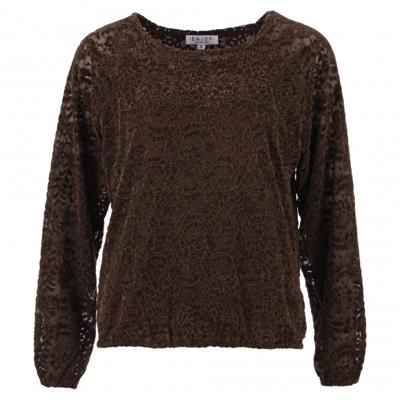 Enjoy - Bruin | Dames | Top | Bruin | XXL | regular | Kamst mode