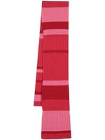 Barrie textured cashmere scarf - Rouge - thumbnail