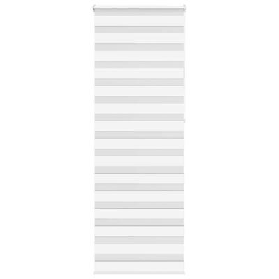 VidaXL Zebra rolgordijn 80x230 cm stofbreedte 75,9 cm polyester wit