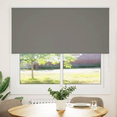 Rolgordijn verduisterend 145x130 cm stofbreedte 141,6 cm grijs