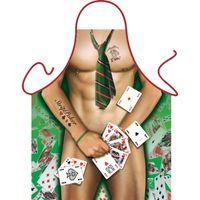 Keukenschort Strip Poker Man - Feestschorten - thumbnail