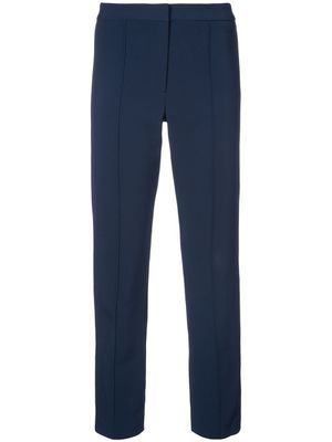Adam Lippes pantalon droit à pinces - Bleu