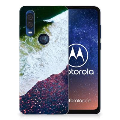 Motorola One Vision | TPU Hoesje | Sea in Space