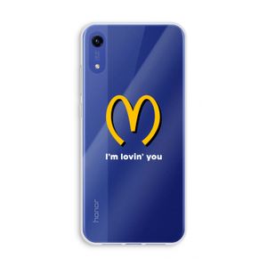 I'm lovin' you: Honor Play 8A Transparant Hoesje