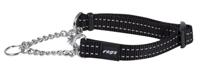 Rogz For Dogs snake halfslip halsband zwart
