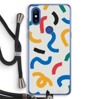 Illustratieve pop 2: Xiaomi Mi Mix 3 Transparant Hoesje met koord