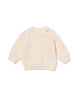 HEMA Babysweater velours rib ecru (ecru)