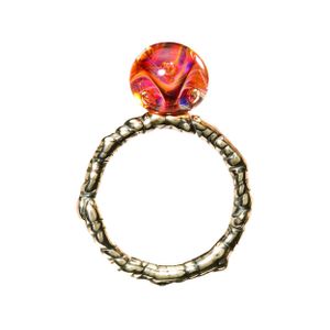 Trollbeads TAGRI-00245 Ring Aphrodite zilver-glas Maat 55