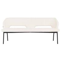 MUST Living Bench Bloom 190,86x190x57 cm, bouclé natural