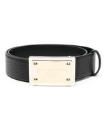 Dolce & Gabbana ceinture en cuir à boucle - Noir - thumbnail