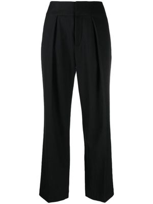 AERON pantalon fuselé en maille fine - Noir