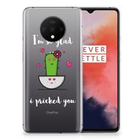 OnePlus 7T Telefoonhoesje met Naam Cactus Glad - thumbnail